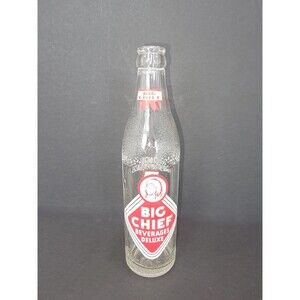 Vintage Big Chief 12 oz. ACL Soda Bottle Duquoin Illinois Coca-Cola Bottling Co.